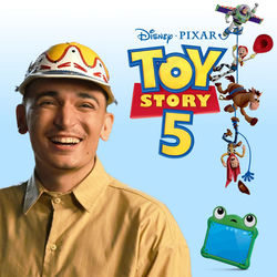 Capa do �lbum Amigo Estou Aqui (De Toy Story 5)